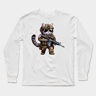 Tactical Cat Long Sleeve T-Shirt